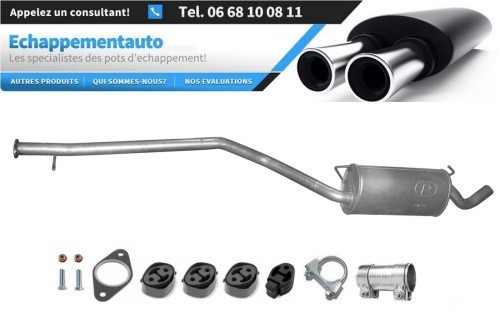 Silencieux intermédiaire Ford Tourneo Connect 1.8 TDCi pour réparer les fuites de gaz LWB
