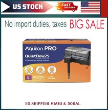 Aqueon Pro Quiet Flow 75 Aquarium Power Filters For Tanks Up to 90 Gallon