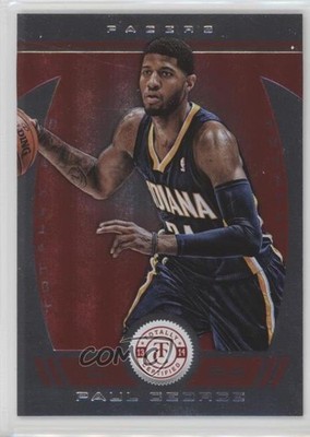 2013-14 Panini Totally Certified Totally Red 52/99 Paul George #50 0o9