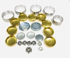 Cam Bearings+BRASS Freeze Plugs Kit for 1957-1978 Chrysler Dodge 273 318 340 360