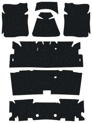 OER K24144 70-81 F-BODY CARPET UNDERLAY SOUND DEADENER SET