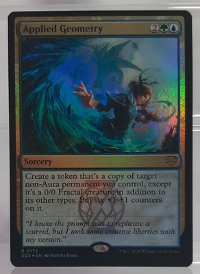 Magic - Applied Geometry - Rare/Foil/Hexerei - Secrets of Strixhaven - EN/NM