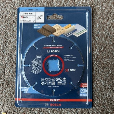 Bosch Expert X-LOCK Carbide Multi Wheel 115 mm 2608901192 Holz Metall Kunststoff