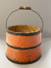 American, Painted Staved Sugar Bucket — photo 5