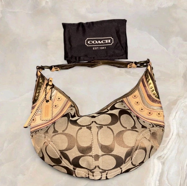 Coach Hobo Handbags & Bags Canvas Exterior for Women for sale | eBay