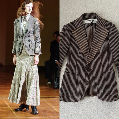 Junya Watanabe, Junya Watanabe Comme Des Garcons Vintage Designer Jacket Striped Made in Japan