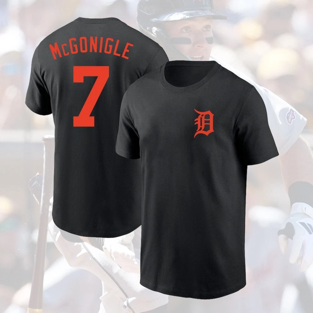 Kevin McGonigle #7 Detroit Tigers 2026 Player Name & Number Full
