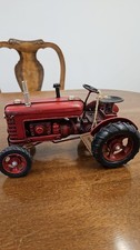 Lesser & Pavey Vintage Effect Tin Red Tractor - Vintage Transport Collection