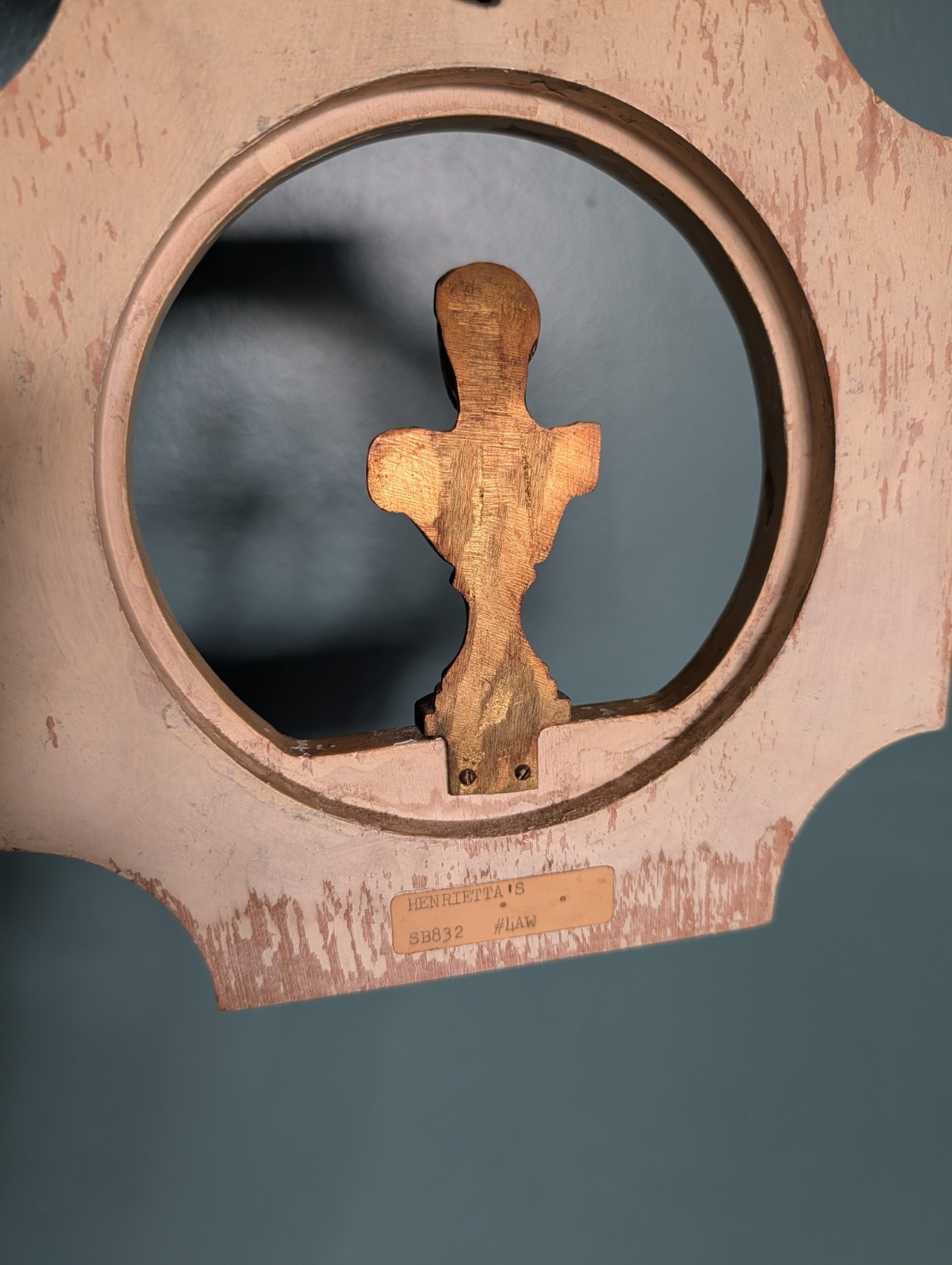 Classic Revival Wall Mount Circa 1960's Ready To Hang