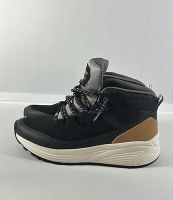 Skechers BOBS Sparrow 2.0 Women s 7.5 Black Tan Grey Trail Sneaker New No Box