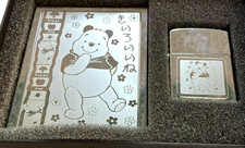 Estuche de cigarrillos japonés Winnie the Pooh con encendedor llamativo recargable