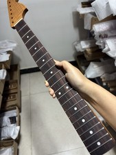 Big head 21 Fret Roasted Flame Maple eletrick guitar neck rosewood 8mm replace