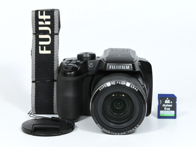 FUJIFILM FINEPIX S9800 16.2MP Point and Shoot Digital Camera w/SD