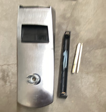 Satin Silver Door Lock Mechanism w/ Key Hardware, Universal, ANSI Grade 2