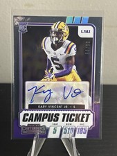 2021 Panini Contenders Draft Picks #259 Kary Vincent Jr. Campus Ticket #/99