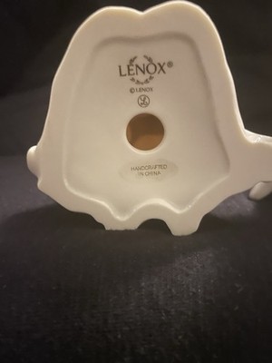 Two Lennox Vintage Figurines Made Of Porcelain With Gold Accent ￼