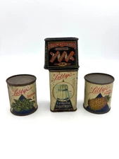 Vintage 1925-1935 Libby's Original Miniature Advertising Cans - Set of 4