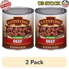 All Natural Fully Cooked Canned Beef High Protein Quick Meal 28 oz Pack New