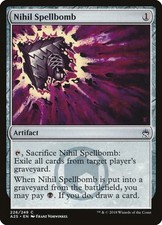 Nihil Spellbomb - Foil NM MTG Masters 25
