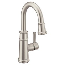 Moen 6260SRS Spot Resist Stainless One-Handle Pulldown Bar Faucet