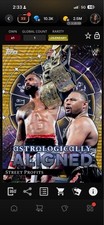WWE Slam Street Profits Legendary Topps Cosmic Chrome Astrologically Aligned /50