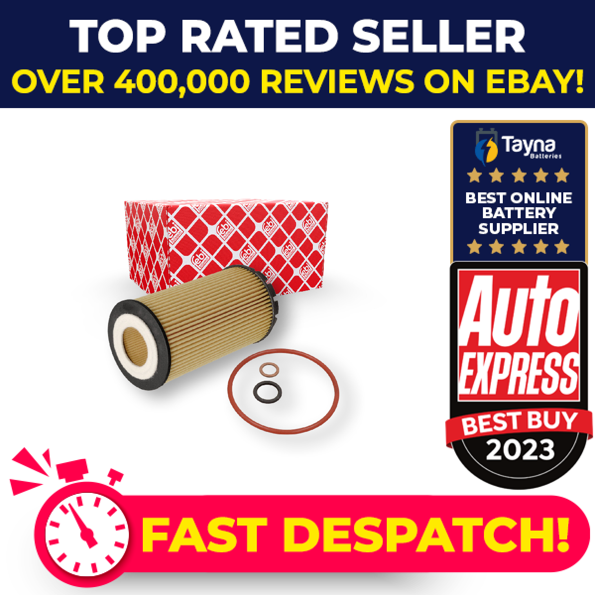 Oil Filter fits HYUNDAI ELANTRA XD 2.0D 01 to 06 D4EA 2631027000 2631027001 Febi