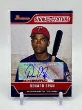2006 Bowman #SOF-DS Denard Span Signs of the Future
