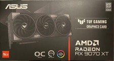 ASUS AMD RADEON RX 9070 XT TUF GAMING GRAPHICS CARD OC 16GB GDDR6 FACTORY SEALED