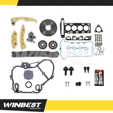 Timing Chain Cover Kit Bolts Head Gasket Set for 07-08 Chevrolet Cobalt HHR 2.2L