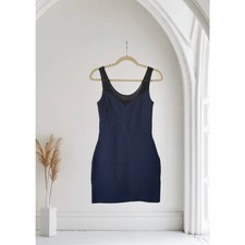 Express Blue Black Mini Dress XS  
