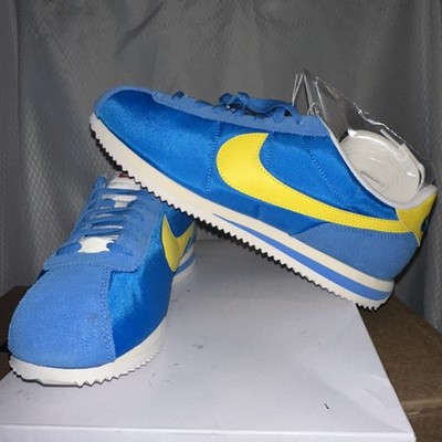 NEW Nike Cortez TXT Light Photo Blue Lightning Yellow HF0263-402 Men Size 11