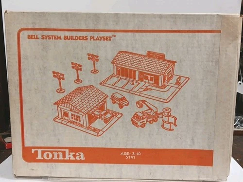 Tonka Bell System Builders Playset  Sealed In Original Box #5141