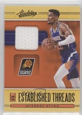 2020 Panini Absolute Memorabilia Established Threads Level 1 DeAndre Ayton y8h