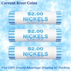 Bank Rolled Circulated Nickels. Silver, W mint mark, and Errors possible 3 ROLLS
