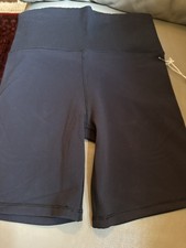 NEW VUORI Black Rib Studio Short Women's Performance BIKE Shorts NWT Size S