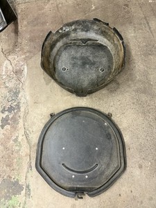 Original 64 65 66 67 Corvette Spare Tire Tub Carrier READ DESCRIPTION SEE PICS