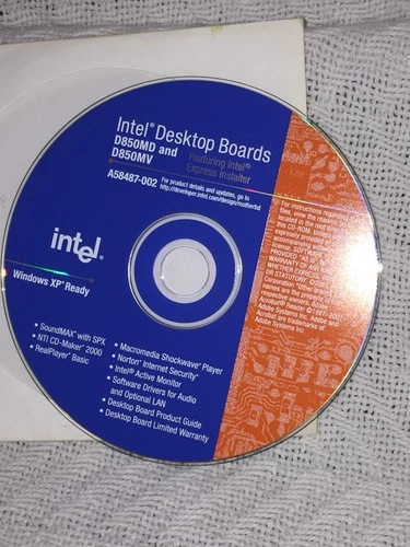 Intel Express Installer CD Disc A47727-002 D815EEA2 D815EPEA2, D815EFV, D815EPFV