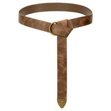 Medieval Leather Belt Renaissance Pirate Viking Halloween Accessory Belt Wome...
