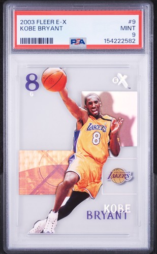 2003 FLEER E-X #9 KOBE BRYANT PSA 9