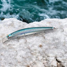 momolures - Esca basso Shallow Minnow R50+SSR/DAIWA Shore Line Shiner style