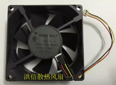 ONE . for FBA08A24H Inverter cooling fan DC24V 0.15A 8CM 80*80*25mm 3pin *xtlp