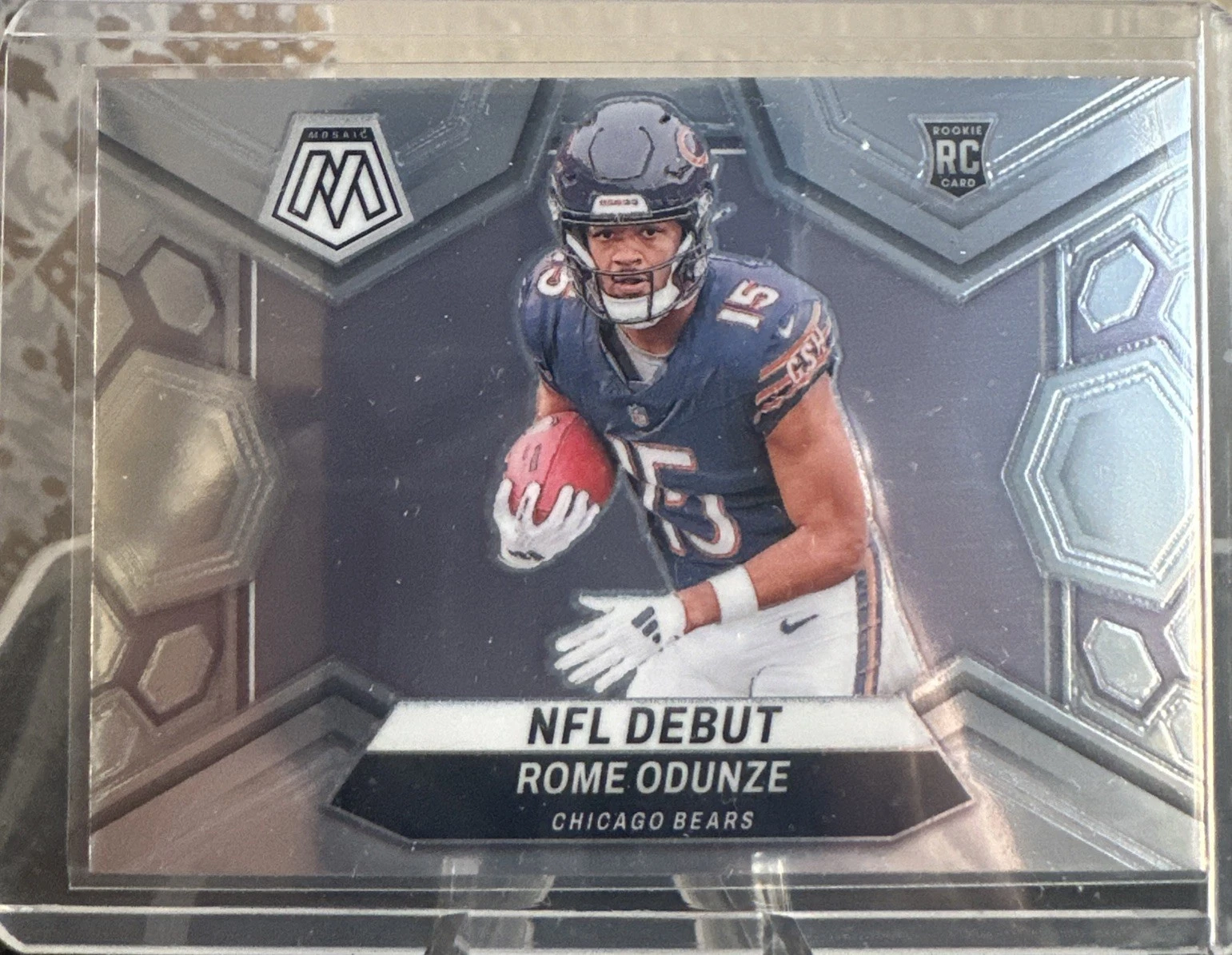 2024 Mosaic - NFL Debut Rome Odunze Silver RC MINT🔥💥🔥💥