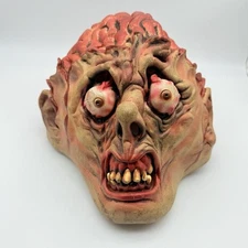 THE PAPER MAGIC GROUP INC. BUG EYED ZOMBIE BRAIN BLOOD HALLOWEEN MASK 2001