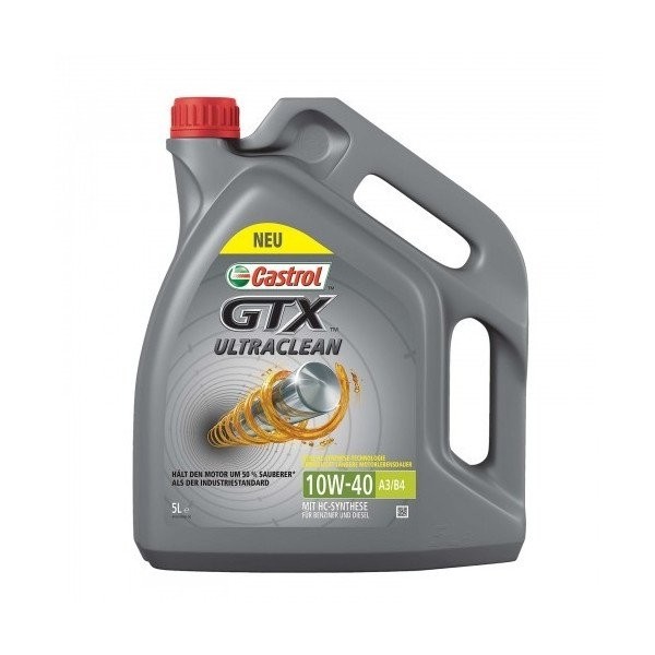Castrol 10W40 GTX ehemals Ultraclean A3/B4 VW 50101 50500 Fiat MB 15Liter - Image 24