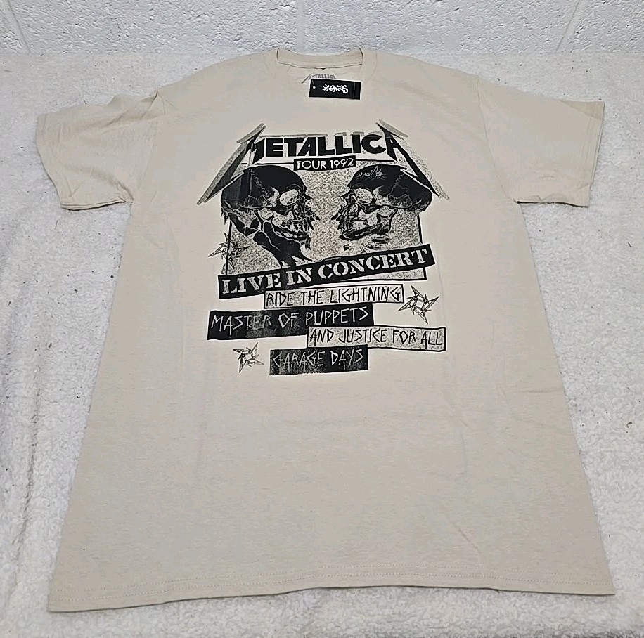 Metallica 1992 Tour Graphic Men's T-Shirt SZ XL (X) | eBay