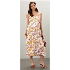 Ripe - Maya Tie Back Linen Maternity Dress - Size Small