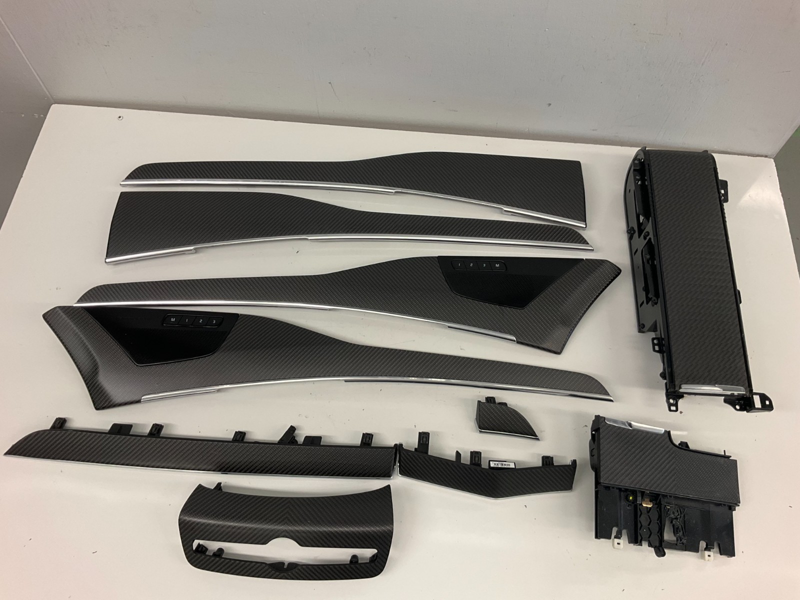 16-24 Volvo XC90 9pc Factory Carbon Fiber Interior Trim Set 31417193