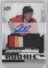 2018 Upper Deck Premier Acetate Rookie 43/249 Dillon Dube #AR-DD Patch Auto 7b5