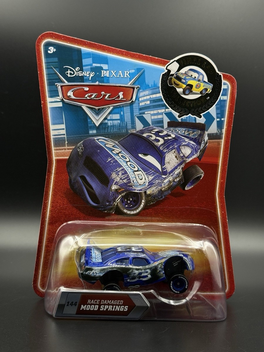 L*N様 カーズ マテル Race Damaged Mood Springs Disney Pixar Cars Final Lap Collection Race Damaged Mood