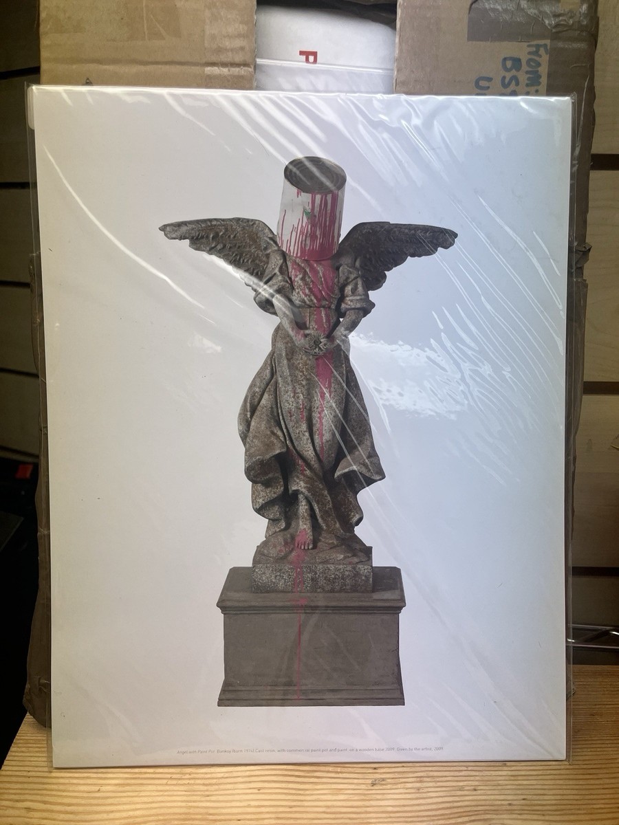 Banksy X Bristol Museum Angel With Paint Pot + Exit Through The